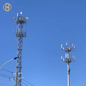 25米30米镀锌GSM通信极单极