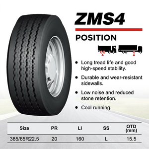Pneumatico Radiale 385/65R22.5 per Rimorchi Pesanti, 24PR, Durevole, per Camion da Miniera, Costruzioni e Semirimorchi - Product Image 6