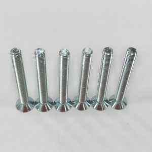 C1022 Steel Material CR3+ Zinc 5U Finish M4 35mm Flat Head Injection Molding Machine <b>Screw</b> - Product Image 4