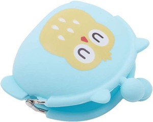 Monedero Mini con Diseño de Búho, Hebilla de Silicona, Azul, Portátil, de Pequeña Capacidad, para Auriculares, para Niños de 3+ Años - Product Image 3