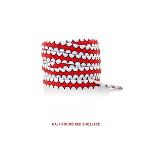 Lacets plats en polyester de 8 mm de large à motif imprimé Rotundity pour baskets, chaussures de sport et décontractées – Lacets personnalisables de qualité supérieure - Product Image 3