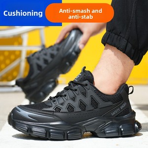 New Quality <b>Work</b> Safety <b>Shoes</b> <b>Men</b> Breathable Lightweight <b>Work</b> Sneakers Steel Toe <b>Shoes</b> Puncture-Proof Security <b>Work</b> <b>Shoes</b> <b>Men</b> - Product Image 4