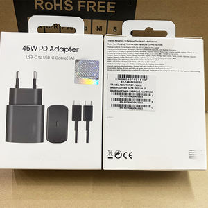 US EU UK Plug 45W Samsung <b>Charger</b> Type C Power <b>Adapter</b> Fast Charging <b>Charger</b> for Samsung Galaxy S20 for Samsung S21 S21+ - Product Image 6