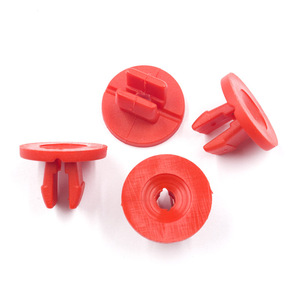 Clip de Plástico de Nylon Rojo para Ford Focus K28, Cabeza Redonda, Sujetador Automotriz para Reparación de Automóviles - Product Image 3