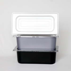 Prix d'usine, <span class=keywords><strong>bac</strong></span> à crème glacée en <span class=keywords><strong>plastique</strong></span> blanc de 5 <span class=keywords><strong>litres</strong></span>, grands bacs à crème glacée avec couvercles, plateau à gelato de qualité alimentaire personnalisé, tunnel - Product Image 2