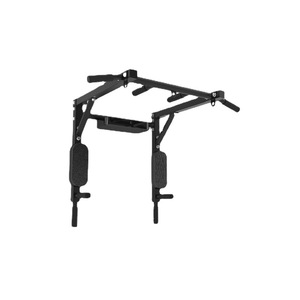 Horizontal <b>Bar</b> Trainer Black Steel Pipe Portable Foldable Wall Mounted Multi Functional <b>Pull</b> <b>Up</b> Equipment For <b>Home</b> Gym Fitness - Product Image 3