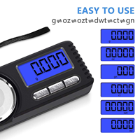 Balance numérique électronique mini haute précision 50g/0.001g portable à piles en acier inoxydable pour bijoux et poche