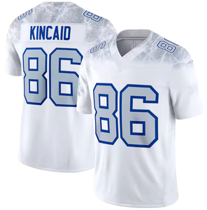 Nuove Maglie da Football dei Buffalo Rivalries: 17 Josh Allen, 0 Coleman, 4 James Cook III, F.U.S.E. Maglie da calcio USA cucite - Product Image 6