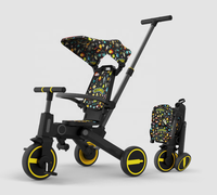 2021 Hot Selling Multi-Functionele Kids Driewieler Trike Met 3 Wielen En Luifel En Putter Kinderen 2-5years Rit Op auto