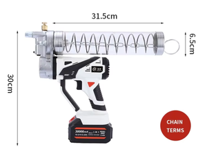 مسدسات شحوم احترافية عالية الكفاءة من سبائك الألومنيوم مسدس شحوم لاسلكي لصيانة الآلات - Product Image 4