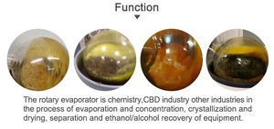 Évaporateur rotatif personnalisé Distillation 20L 30L 50L 100L avec refroidisseur à pompe à vide Rotavapor haute efficacité - Product Image 4