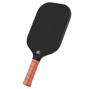 Raquette de pickleball en fibre de carbone 16 mm antidérapante pour entraînement adulte, forme standard sans bordure - Product Image 1