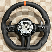 Volant sport personnalisé à fond plat pour BMW F10 F15 F16 F20 F22 F25 F26 F30 F31 F32 F34 F35 F36 M3 F80 M4 F82