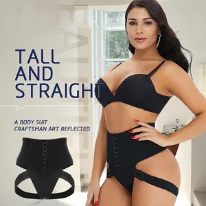 Hot Sale Adjustable Hooks High Waist Tummy Control Trimmer Shaper Women Butt Lifter Body Shaper Shapewear plus size