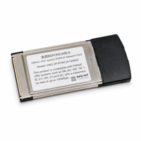 Kartu Jaringan PCMCIA untuk Sistem FANUC CNC, Kartu Ethernet Serial ke RJ45 untuk Pengumpulan Data Mesin Perkakas