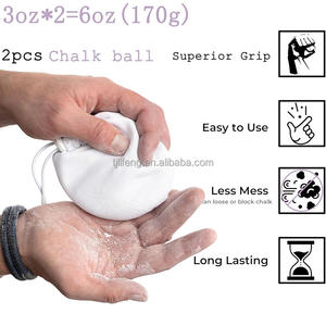 Ballons de magnésie personnalisés pour la gym, en vrac, réutilisables, en sachet <span class=keywords><strong>filet</strong></span>, fabrication de ballons de magnésie compressée - Product Image 6