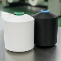 Fil texturé en polyester 75D 100 % anti-boulochage, directement de l'usine Polylion, fil DTY 75D en polyester texturé par tirage
