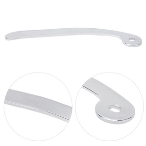 Piezas de puente vibrador tremolo para guitarra <span class=keywords><strong>Bigsby</strong></span>: manivela, tornillo y junta plateada - Product Image 4