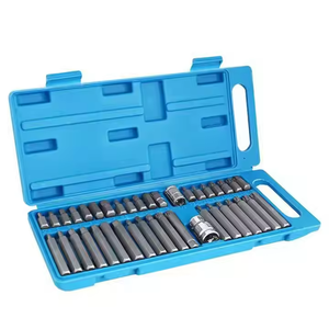 40 Uds herramientas de reparación de automóviles 1/2 '<span class=keywords><strong>3</strong></span>/<span class=keywords><strong>8</strong></span> ''adaptador Drive Shank Hex Torx Spline Star Juego de llaves de vaso de impacto para coche - Product Image 2
