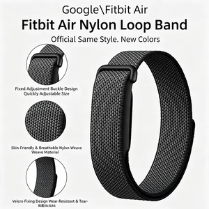 Bracelet de <span class=keywords><strong>montre</strong></span> en nylon tressé respirant pour Google <span class=keywords><strong>Fitbit</strong></span> Air, bracelet en nylon pour Google <span class=keywords><strong>Fitbit</strong></span> Air - Product Image 3