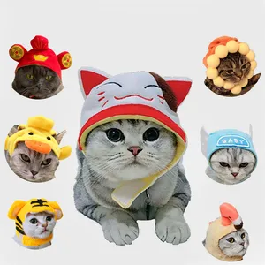 Großhandel mehrere Typ Halloween niedlichen Haustier Kostüm Hut Kopf bedeckung für Hunde und Katzen