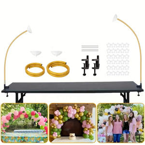 <strong>Balloon</strong> Arch <strong>Stand</strong> Kit 4.9 ft and 3.3 ft Free Bend <strong>Table</strong> <strong>Top</strong> <strong>Balloon</strong> <strong>Table</strong> <strong>Stand</strong> Half Arch - Product Image 2