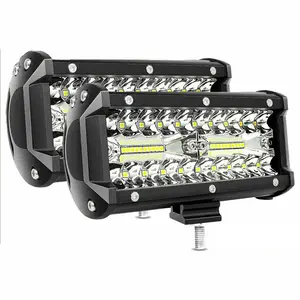 Fabrieksgroothandel 120W Auto Led-Werklampen Off-Road Voertuig Voorbumperlichten Schijnwerpers Markeren Aangepaste Ledverlichting
