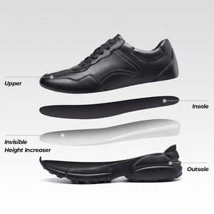 Scarpe da ginnastica con <span class=keywords><strong>zeppa</strong></span> invisibile da 8 cm/3,15 pollici per <span class=keywords><strong>donna</strong></span>, scarpe casual con plateau per aumentare l'altezza, per camminare, produzione da 30 anni - Product Image 4