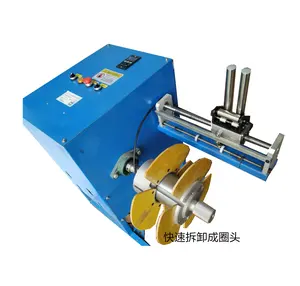 bobbin winding machine wire spooling machine cable coiling system binding wire tying machine