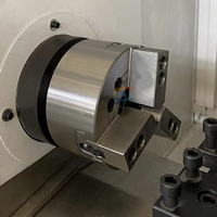 Tour CNC horizontal à banc plat haute précision CK0660, utilisant le système GSK, moteur servo 4KW, vitesse de broche 2500 tr/min