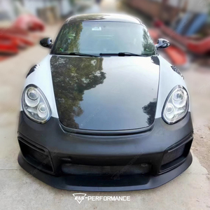 Kit de Carrocería para Porsche 718 987.2, Parachoques Delantero Estilo <span class=keywords><strong>GT</strong></span>-4 con Mejora de Fibra de Carbono y Guardabarros Estilo RS - Product Image 4