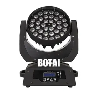 Botai Zoom 36X18 Вт RGBWA UV 6 в 1 Светодиодные движущиеся фары для сцены цена
