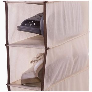 Compact Foldable Detachable Wall-Mounted Hanging <b>Shoe</b> Rack Organiser Shelf Space-Saving Multipurpose Non-Woven Storage Bag - Product Image 5