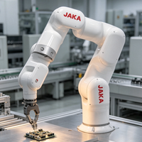Robot Colaborativo Mini de 6 Ejes JAKA con Motor y PLC, Carga Útil de 1 kg, Alcance de 580 mm, Cobot para Clasificación Automatizada de Piezas Pequeñas