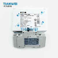 Disjoncteur miniature compact EATON FAZ-C16/1-NA 1 module sur rail DIN, 16A Courbe Type C, 1 pôle protégé + neutre non protégé