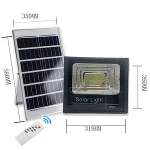 Solar LED Flutlicht Garten LED Flutlicht Wasserdichtes Außen sensor Licht 100w Solar Flutlicht