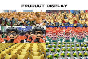 Fabricantes OEM grandes figuras de PVC Mini diseñador estatua de fibra de vidrio de resina epoxi de tamaño real para juguetes de vinilo figura de arte y escultura - Product Image 6