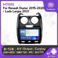 Mekede MS 8-Core 8 + 128GB IPS écran lecteur DVD de voiture vidéo affichage monté sur véhicule pour Renault Duster 2015 2020 Lada Largus 2021