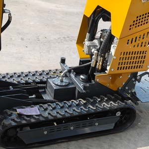 Mini-dumper hydraulique en gros d'usine, capacité de charge 500-800 kg, alimenté à l'essence, pour la construction et l'agriculture, avec pompe à moteur intégrée - Product Image 2
