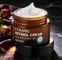 Crème Visage Double Rétinol Anti-rides Raffermissante Hydratante Éclaircissante Lissante des Ridules Soin de la Peau OEM