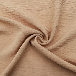 Tissu en crêpe de Ceylan doux et respirant de qualité supérieure, 100% polyester, tissu froissé pour abaya, pour robe - Product Image 3