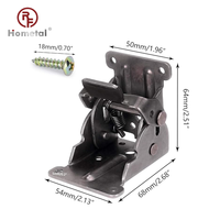 Support de fixation auto-bloquant en acier robuste pliable pour applications fenêtres et portes