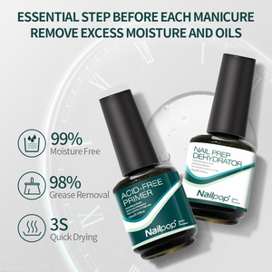 Nailpop Nail Prep per smalto per <span class=keywords><strong>unghie</strong></span> in acrilico e Gel UV Fast Dry superiore incollaggio disidratore <span class=keywords><strong>unghie</strong></span> e Primer <span class=keywords><strong>acido</strong></span> libero naturale Set - Product Image 3