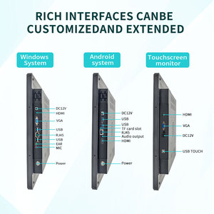 21.5 inch công nghiệp bảng điều chỉnh PC cảm ứng điện dung màn hình IP65 không thấm nước VESA núi Nhúng hệ thống Linux Ubuntu Intel i3/i5 CPU - Product Image 3