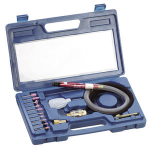 Kit de Microamoladora Neumática Flexible Fervi con Accesorios para Tareas de Pulido y Amolado de Precisión - Product Image 1