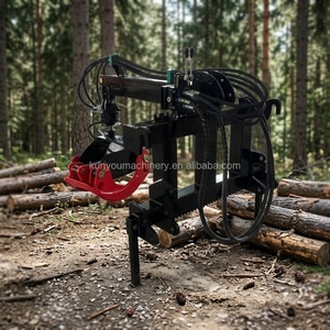 Remorque de transport de grumes industrielle montée sur <span class=keywords><strong>tracteur</strong></span> avec bras stabilisateurs - Product Image 6