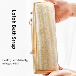 Factory OEM Natural Loofah Sponge <strong>Back</strong> <strong>Scrubber</strong> for Bath Shower Exfoliating Body Use - Product Image 4