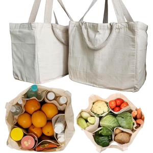 Bolsa de Compras Reutilizable de Lona, con Múltiples Bolsillos, Personalizada, Ecológica, Precio al por Mayor - Product Image 6