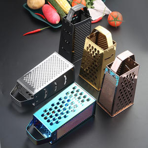 4 Sided Box <b>Grater</b> Kitchen Gadgets Manual Cheese <b>Nutmeg</b> Shredder <b>for</b> Fruits & Vegetables Potato Slicer Vegetable Slicer Tool - Product Image 3
