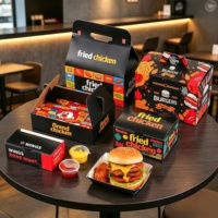 Caja de Embalaje para Papas Fritas con Logotipo Personalizado, Caja de Embalaje para Camiones de Comida Rápida, Contenedor de Alimentos, Cajas para Nuggets de Pollo Frito